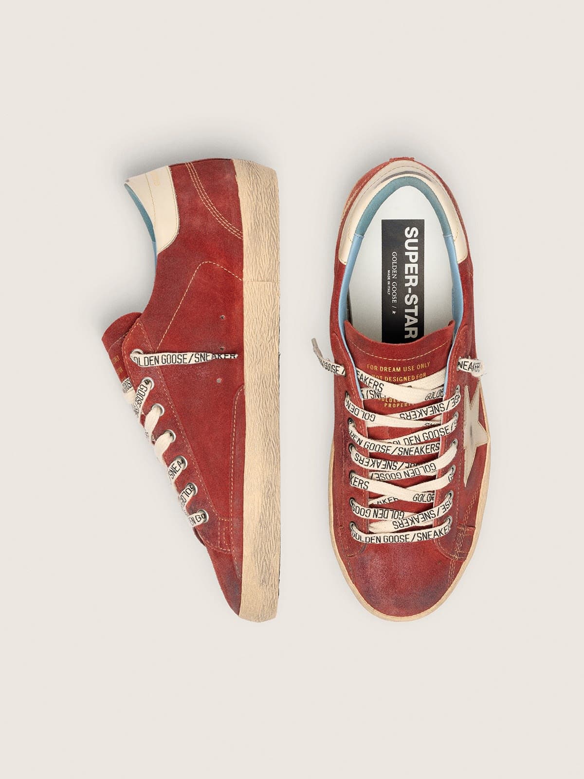Super-Star Uomo colore Rosso — vista 3