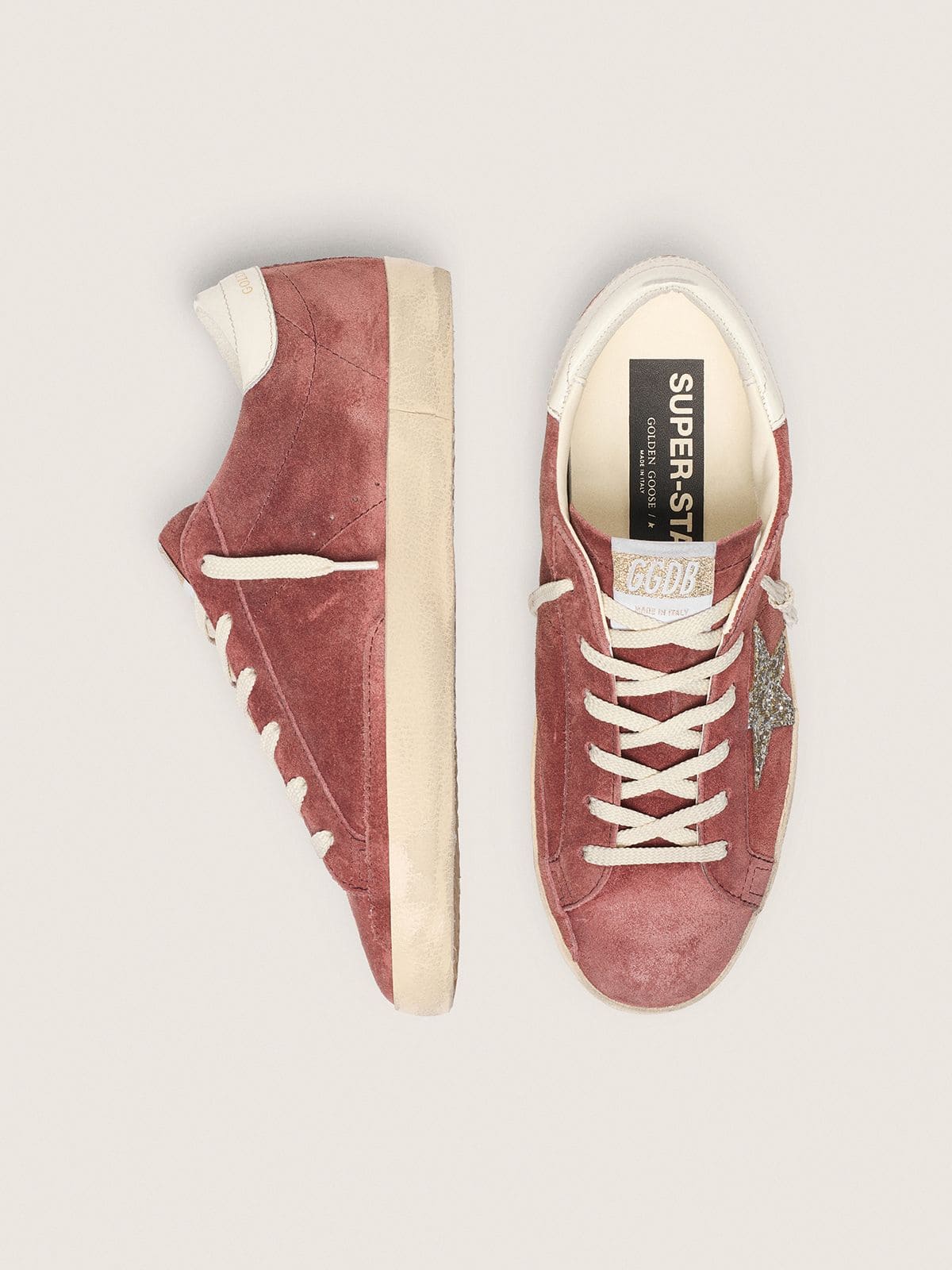 Super-Star Donna colore Rosso ruggine — vista 3