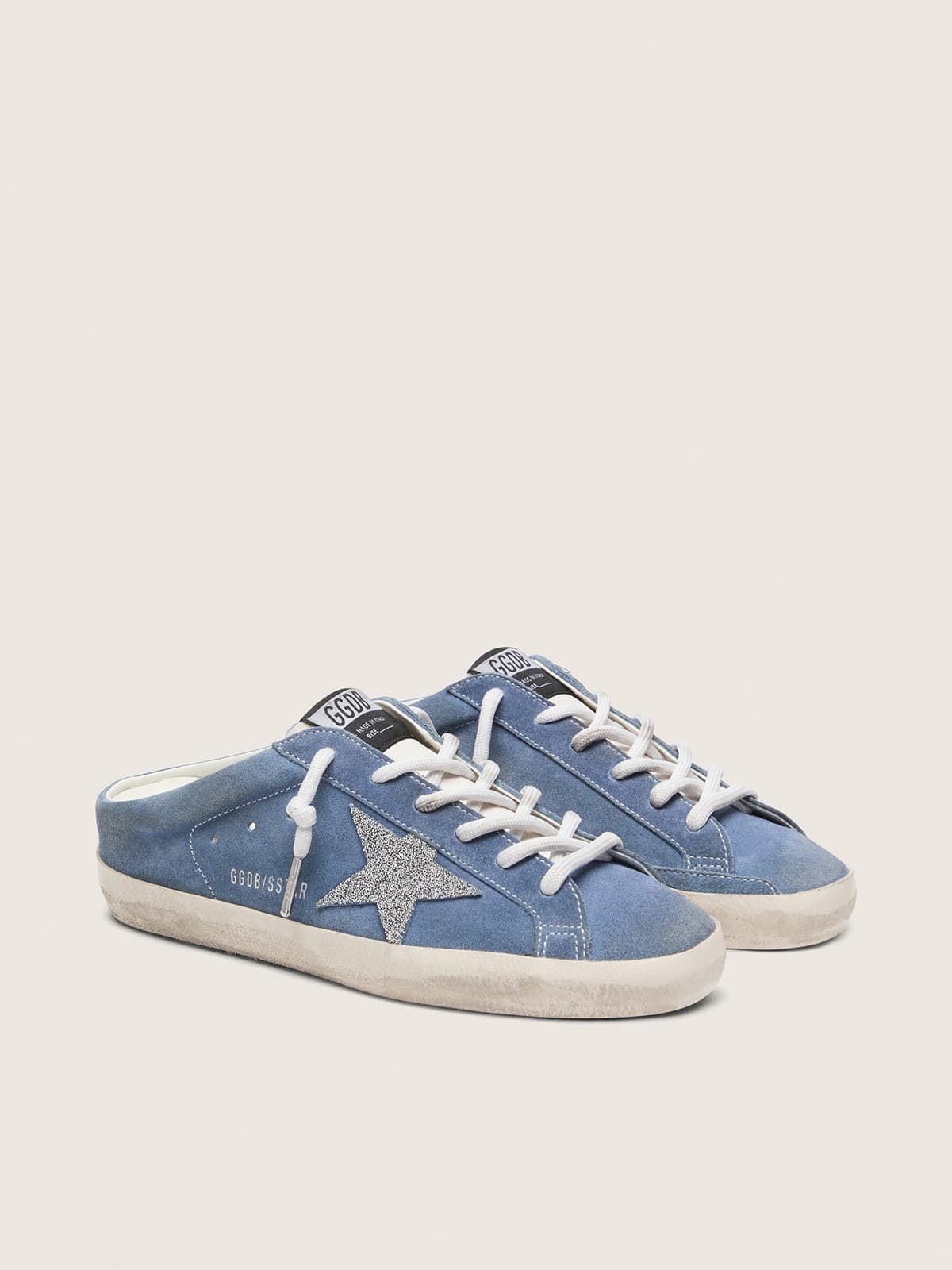 Super-Star Sabot Donna colore Blu denim — vista 2