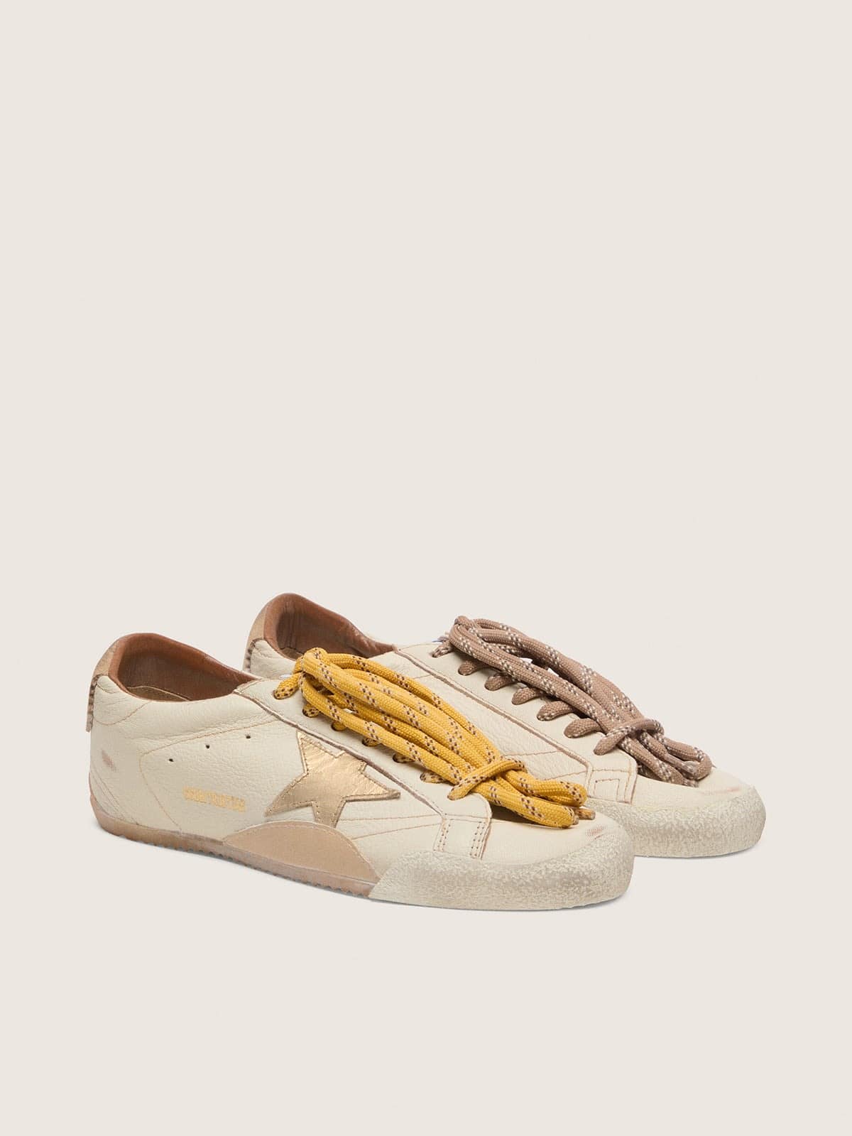 True-Star Donna colore Bianco oro — vista 2