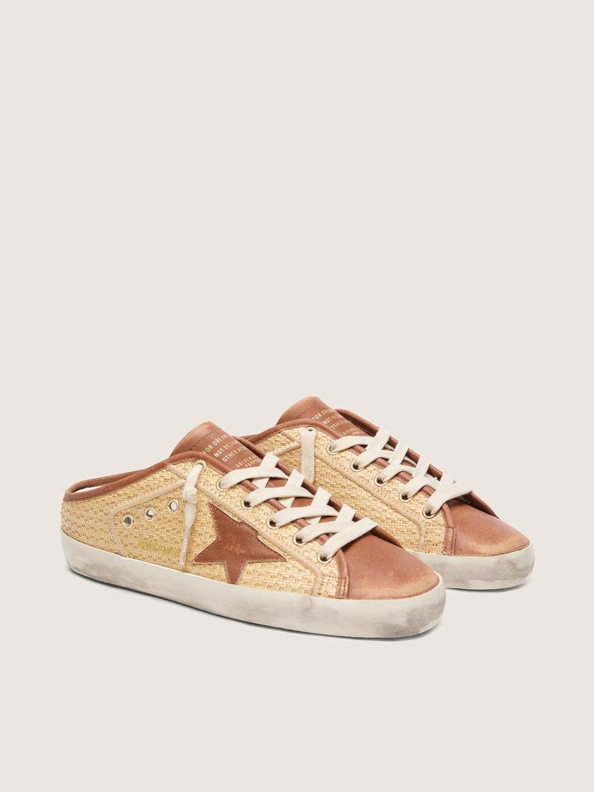 Super-Star Sabot Donna colore Rafia mattone — vista 2